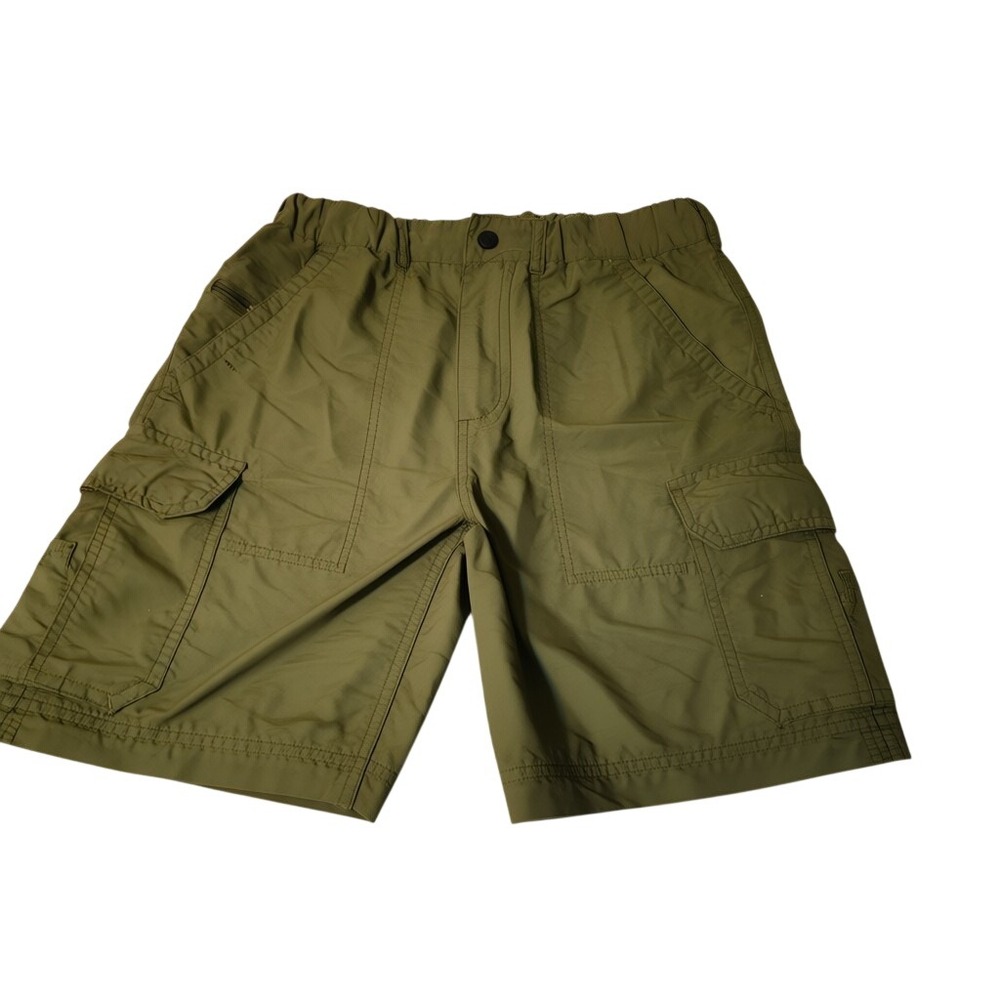 REI Cargo‎ Shorts Men S 30 Green Nylon Hiking Outdoor Lightweight Quick Dry